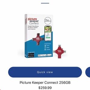 Picture Keeper Connect 256GB Backup Device